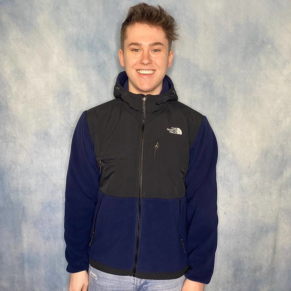 The North Face Black and Blue Ski Jacket - Picture 1 of 3